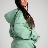 Damen Bequemer und stilvoller Hoodie mit integriertem Schlafmasken-Design WW