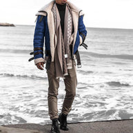 Herren Fliegerjacke mit luxuriösem Kunstfellfutter und modernen Akzenten WW