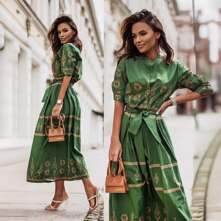 Damen Kaftan Kleid WW