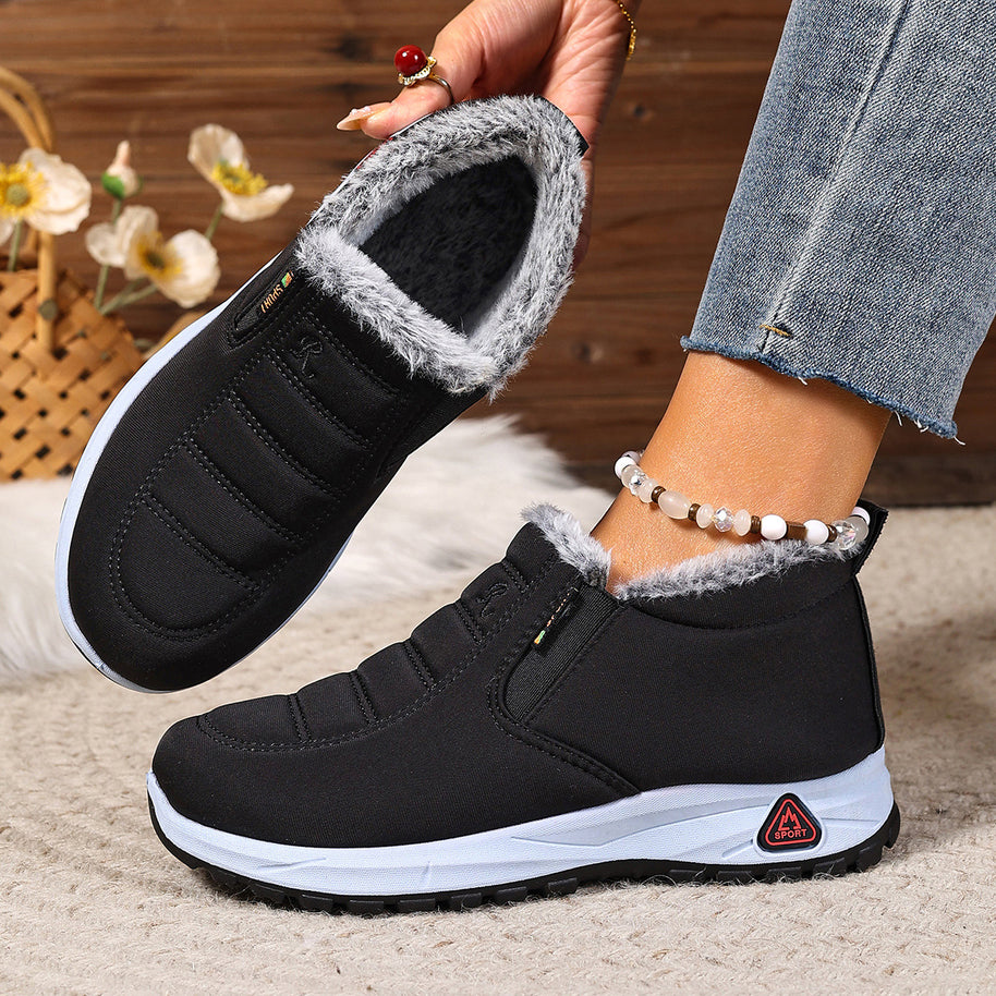 Damen Bequeme Winter-Sneaker mit kuscheligem Futter WW