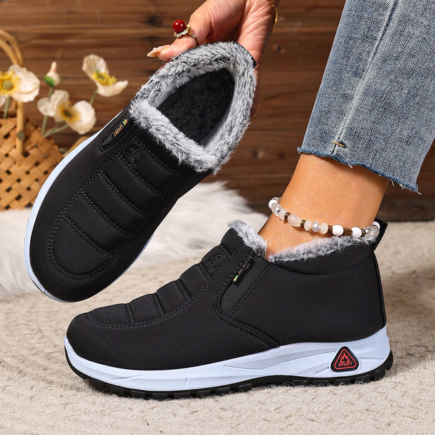 Damen Bequeme Winter-Sneaker mit kuscheligem Futter WW