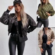 Damen Steppjacke mit elastischem Bund und praktischen Taschen WW