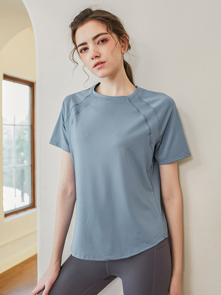W&W Mode | Sporttops Für Damen Atmungsaktive T-shirt Mit Kurzen Ärmeln