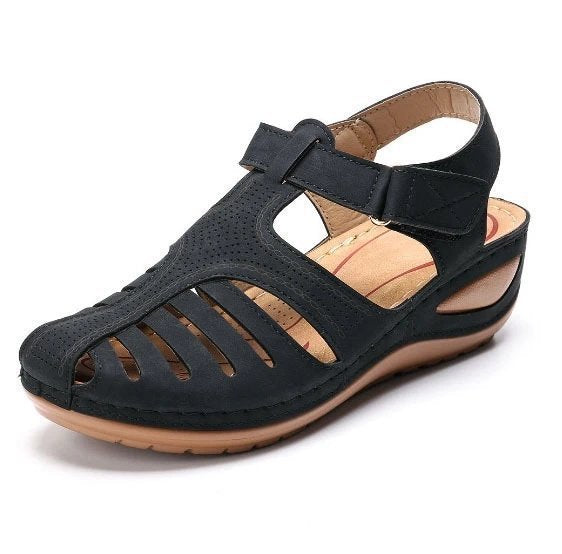 Damen Bequeme Clogs mit atmungsaktiver Obermaterialstruktur und elegantem Riemendesign WW
