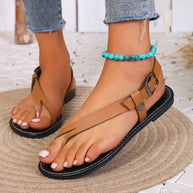 WW | Minimalistische Sandalen Mit Schnalle Für Damen