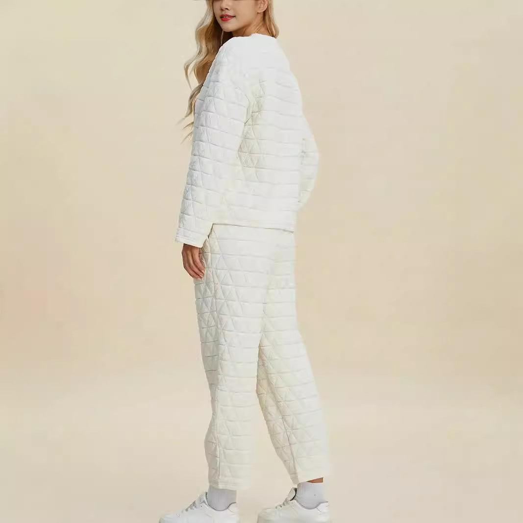 Damen Quilted Lounge-Set WW