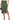 Damen Satin-Midirock mit hohem Schlitz WW