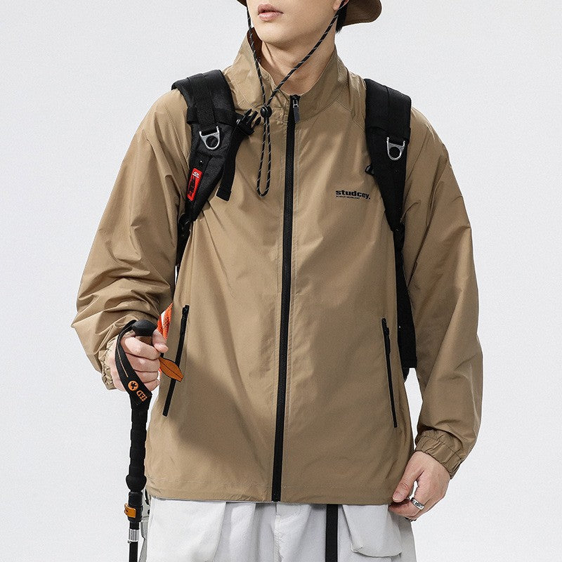 Herren Leichte Windjacke mit umweltfreundlichem Funktionsmaterial W&W Mode