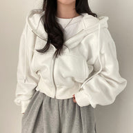 Damen Kapuzenpullover mit oversized Schnitt und praktischen Taschen WW