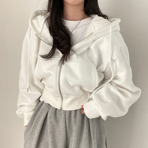 Damen Kapuzenpullover mit oversized Schnitt und praktischen Taschen W&W Mode