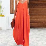 Damen luftiges Maxikleid