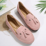 Damen bequeme Slipper mit dekorativem Bogen WW