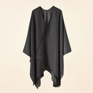 Damen elegante Wickeljacke aus hochwertigem Gewebe mit modernem Herringbone-Muster WW