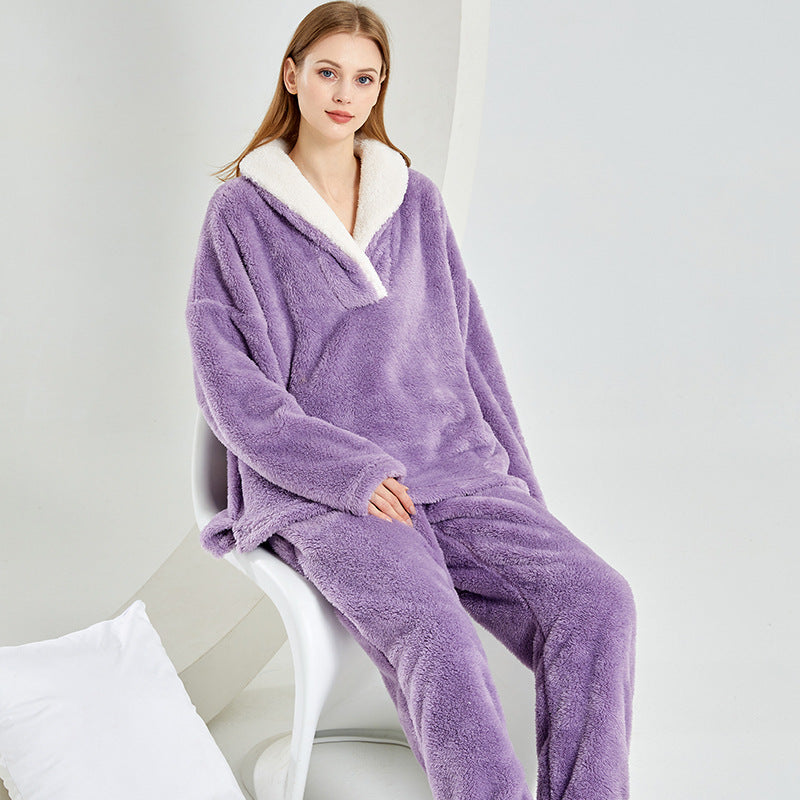 WW | Ultra Weiches Fleece Pyjama Satz Für Damen