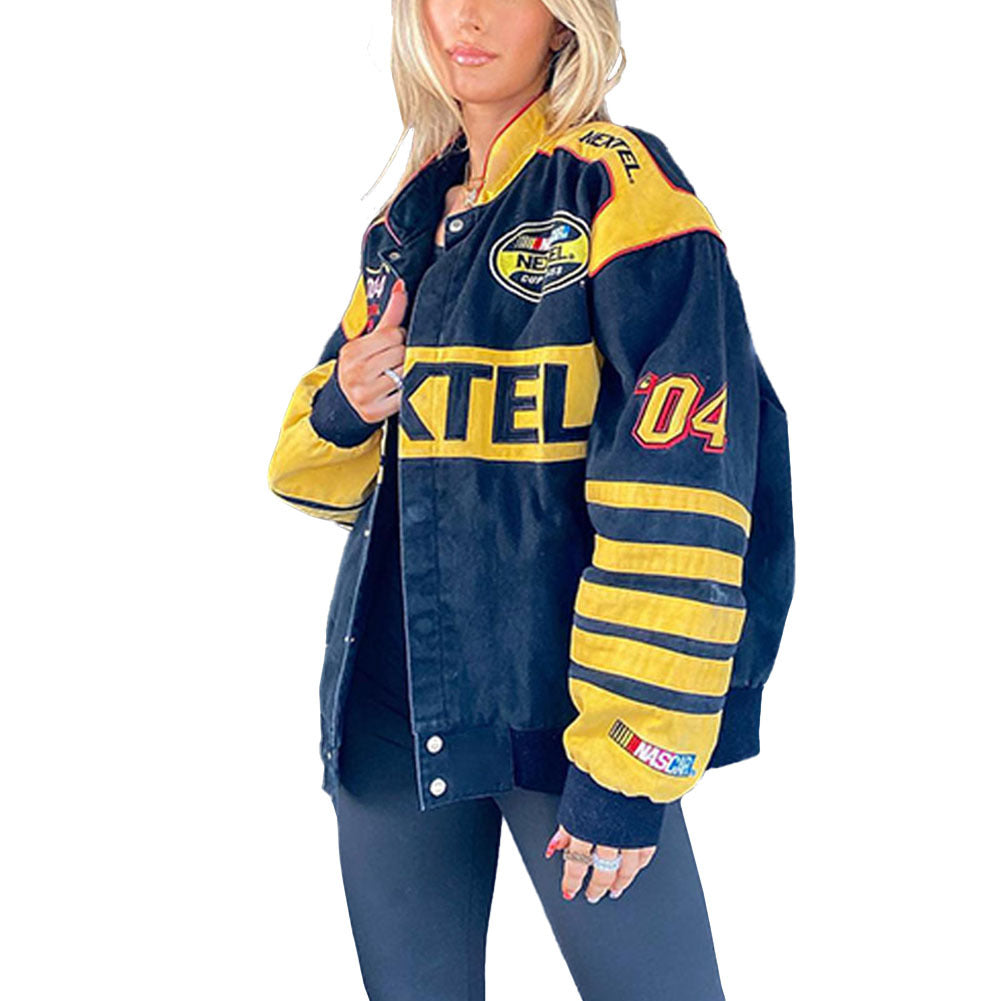 Damen sportliche Oversize-Jacke WW