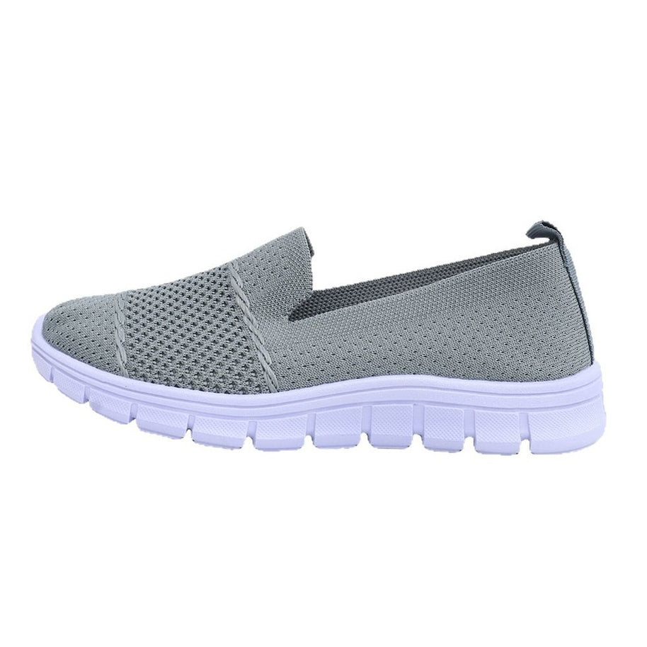 Damen Atmungsaktive Slip-On Sneakers mit flexiblem Sohlenkomfort WW