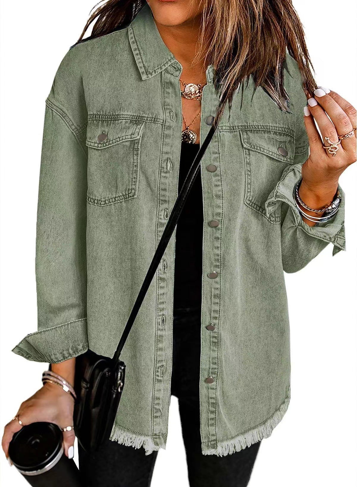 Femme Destroyed Denim Westernjacke WW