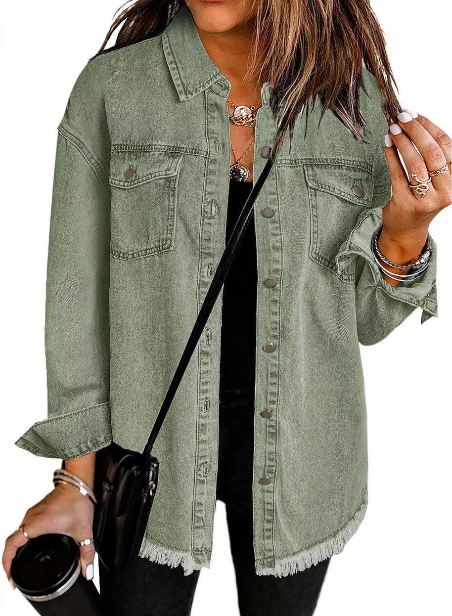 Femme Destroyed Denim Westernjacke WW
