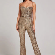 WW | Glitzernder Jumpsuit Mit Pailletten Für Damen
