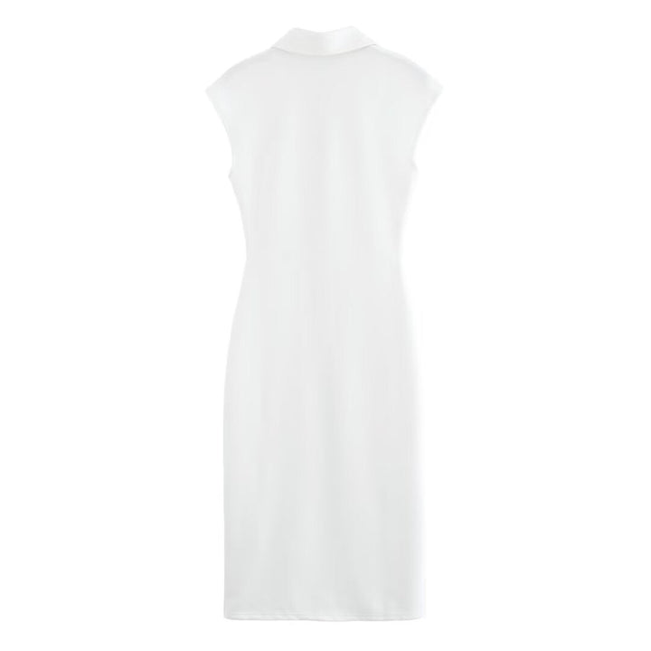 Damen Hemdblusenkleid mit edlen Knopfdetails und elegantem Schnitt W&W Mode
