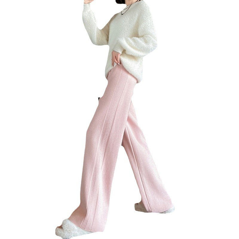 Damen Bequeme weit geschnittene Hose aus hochwertigen Materialien WW