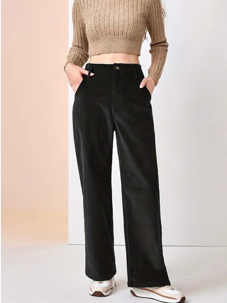 Damen Weite Cordhose WW