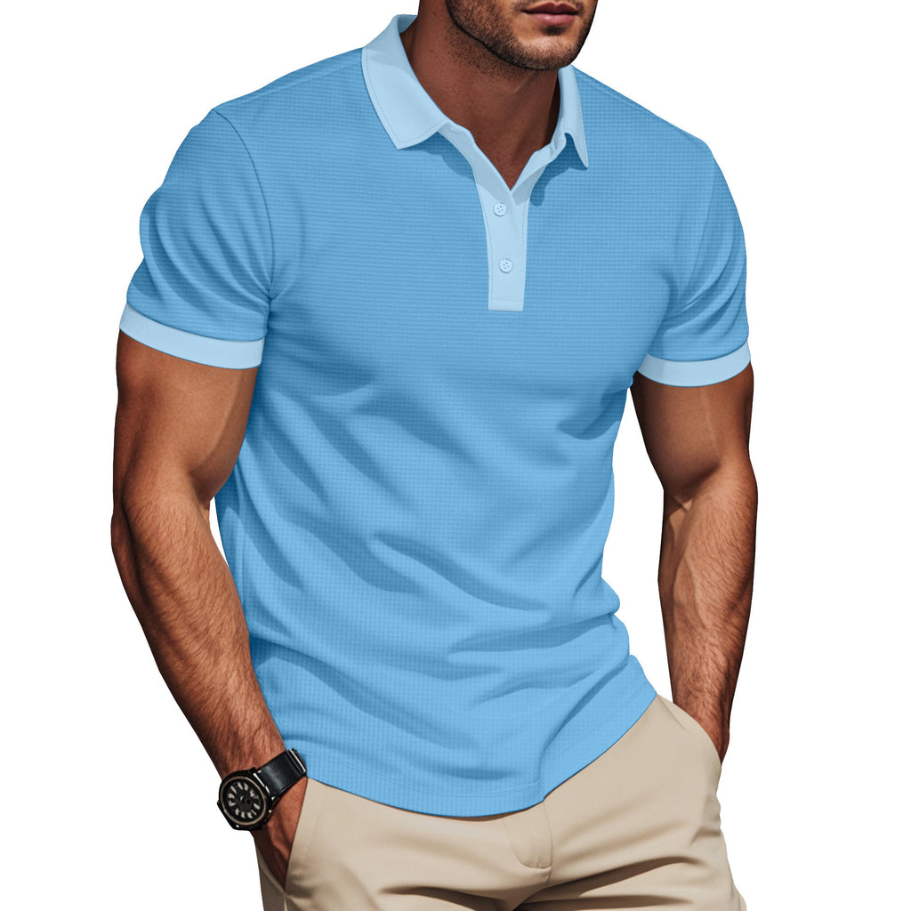Herren Polo-Shirt mit strukturiertem Gewebe und modischen Akzenten WW