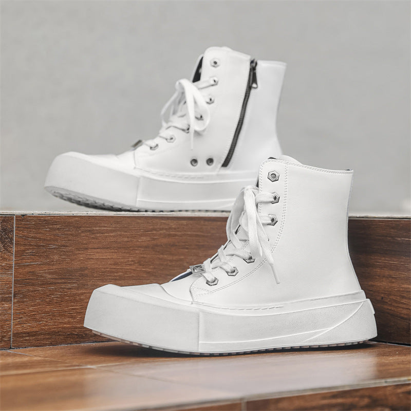 WW | Halblange Canvas Schuhe Mit Reißverschluss