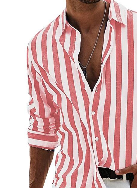 Herrenhemd mit stylischem Streifenmuster und lässigem Schnitt WW