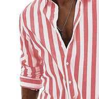 Herrenhemd mit stylischem Streifenmuster und lässigem Schnitt WW