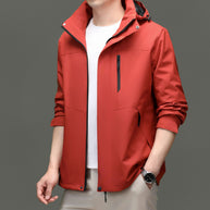 Herren Übergangsjacke mit stylischem Stehkragen und atmungsaktiven Eigenschaften WW