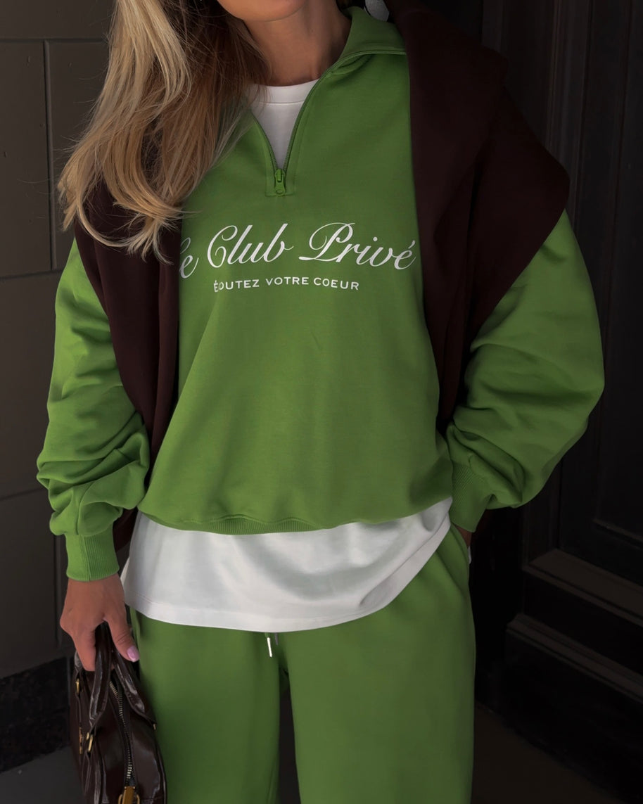 Damen Sportliches Streetwear-Set mit lässigem Hoodie und weitem Schnitt WW