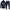 Damen Sportliches Hoodie- und Jogginghose-Set mit kontrastierendem Logo WW