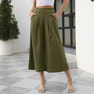 Damen Weite Culotte mit elegantem Schnitt WW