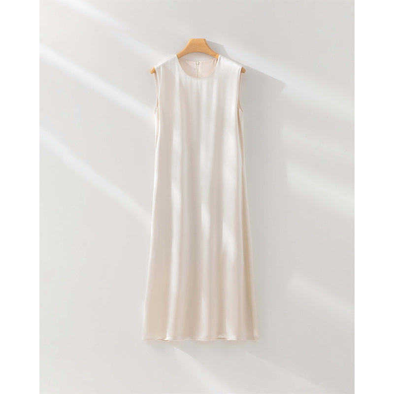 Damen Sleek Satin Maxikleid WW