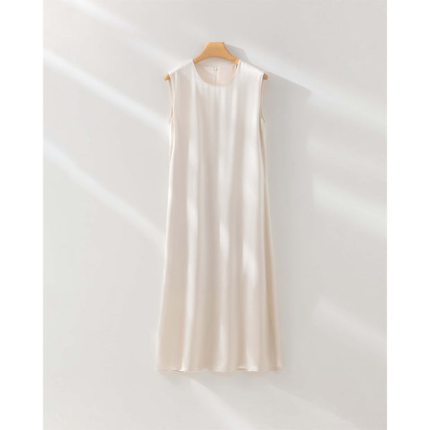 Damen Sleek Satin Maxikleid WW