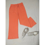 Damen Bequeme Sommerhose mit weit geschnittenem Bein und praktischen Taschen WW
