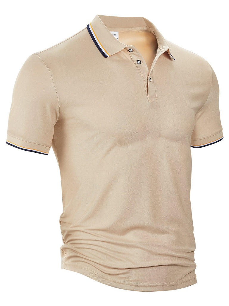 Herren sportliches Poloshirt mit atmungsaktiven Eigenschaften und modernem Schnitt WW