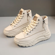 WW | Lässige Plateau Knöchelhohe Sneaker