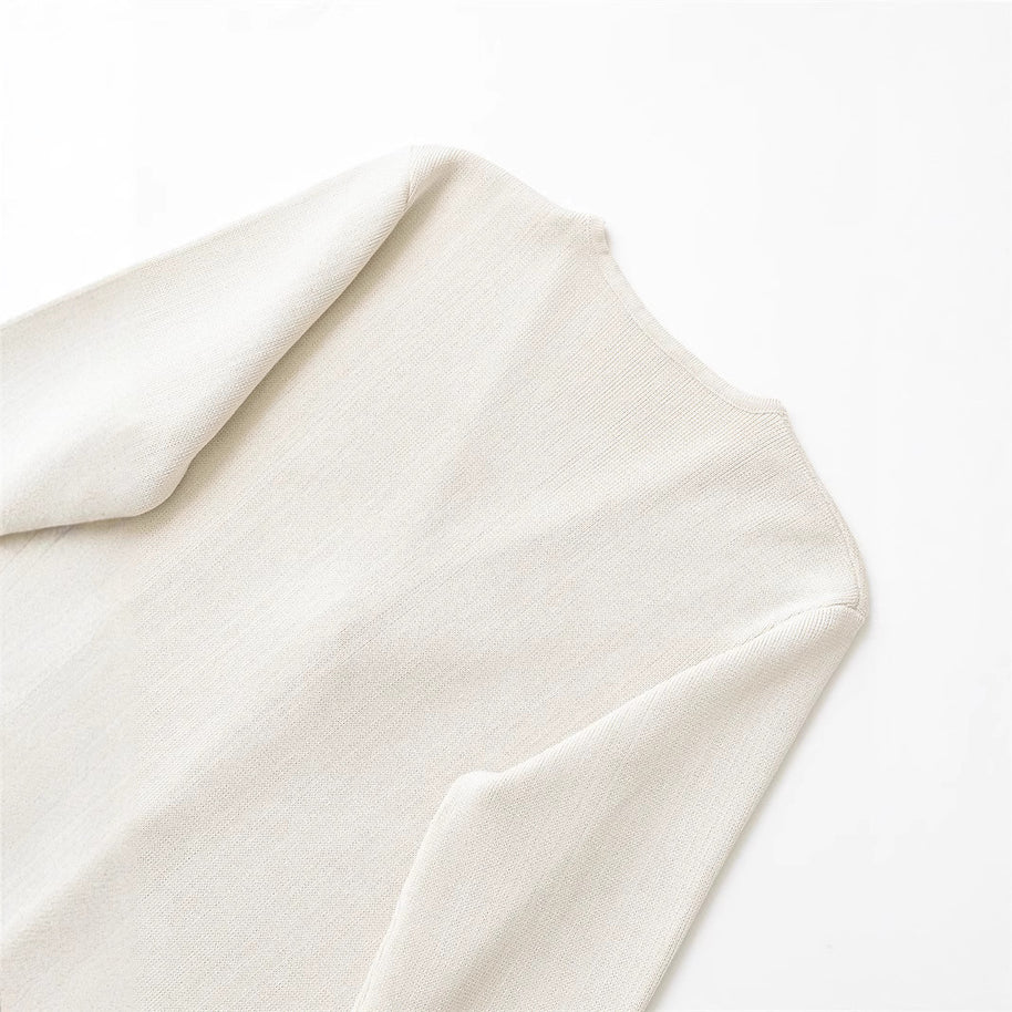 Damen schicke Strickjacke mit elegantem V-Ausschnitt und dekorativem Knopf WW