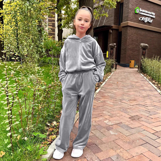 Damen sportliches Fleece-Trainingsanzug WW