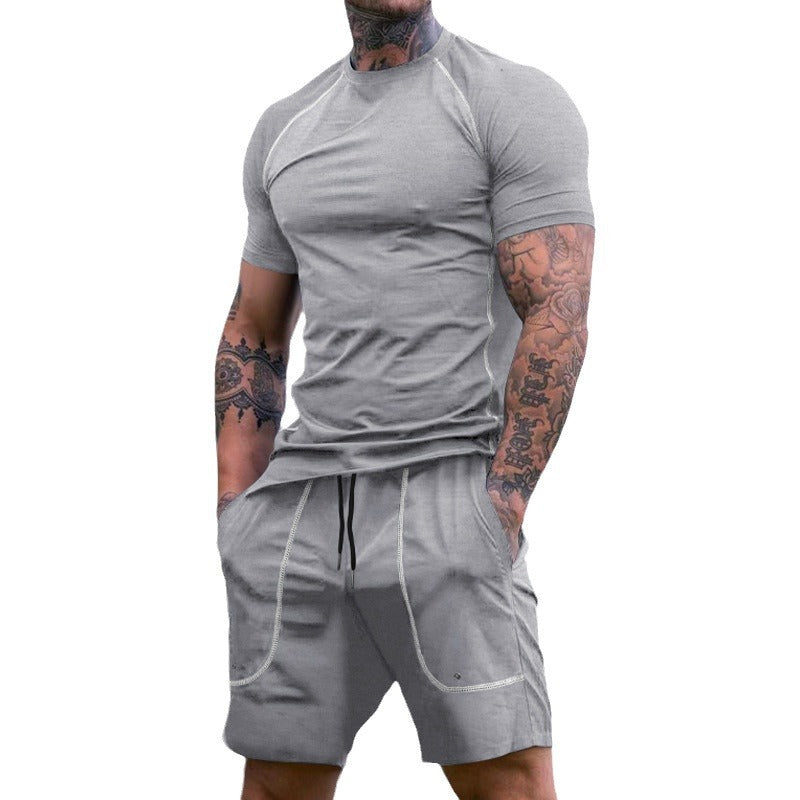 Herren Sportliches Funktions-Set aus atmungsaktivem Material mit vielseitigen Taschen WW