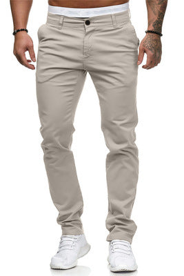 Herren maßgeschneiderte Slim-Fit Chino-Hosen WW