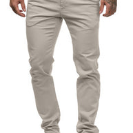 Herren maßgeschneiderte Slim-Fit Chino-Hosen WW