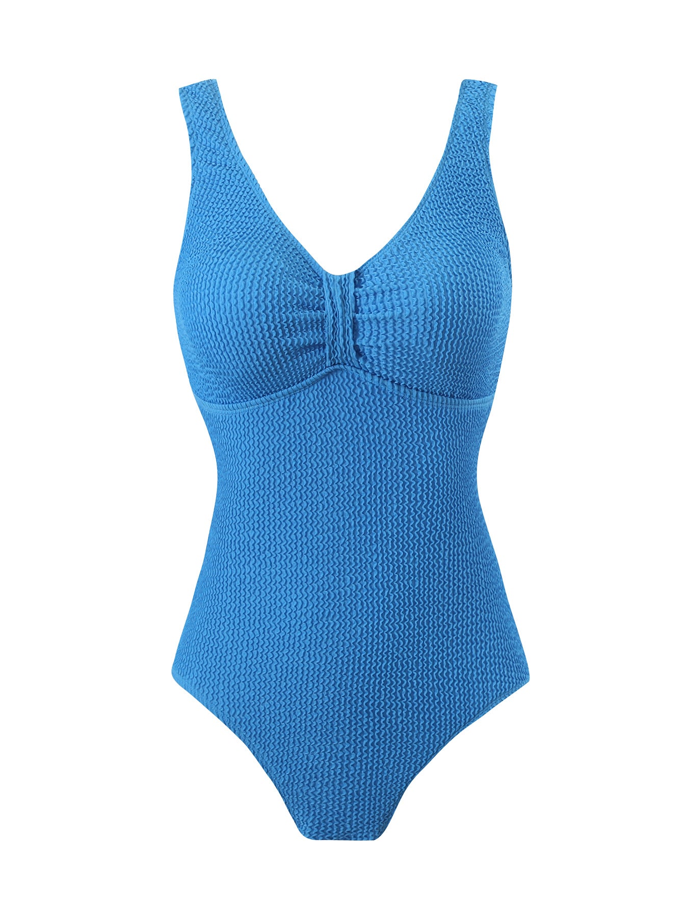 Damen Einteiliger Badeanzug mit strukturiertem Obermaterial und sportlichem Schnitt WW