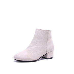 Damen Ankle-Boots mit modernem, minimalistischem Design und komfortablem Blockabsatz W&W