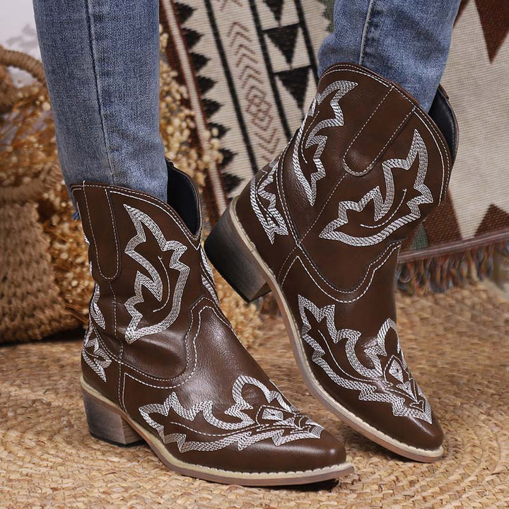W&W Mode | Vintage Bestickte Stiefel
