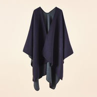 Damen Strickponcho mit asymmetrischem Schnitt und hoher Warmhaltefunktion WW