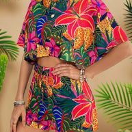 Damen Sommerliches Kurzarm-Set WW