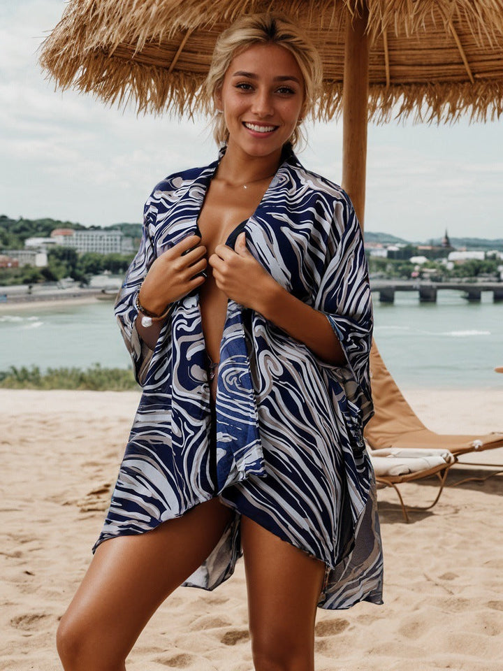 Damen Strandüberwurf W&W Mode